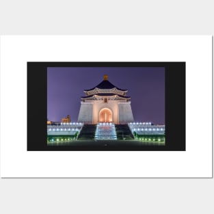 National Chiang Kai-shek Memorial Hall in Taipei, Taiwan Posters and Art